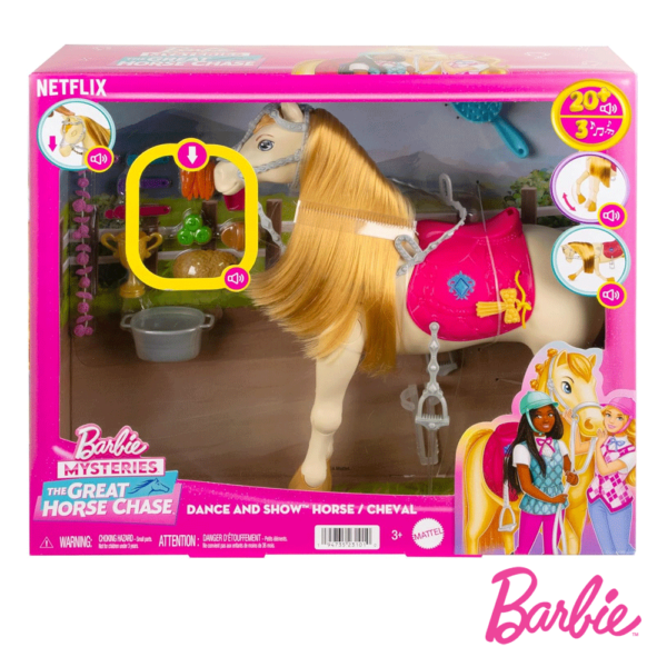 Barbie Cavalo Interativo Mysteries Dance and Show Horse Autobrinca Online