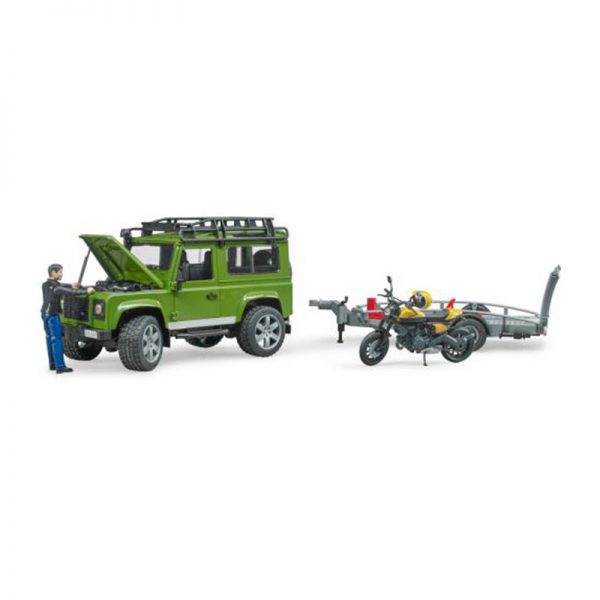 Jipe Land Rover Defender + Ducati Scrambler Autobrinca Online