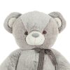 Urso Peluche Suave Cinza 115cm Autobrinca Online