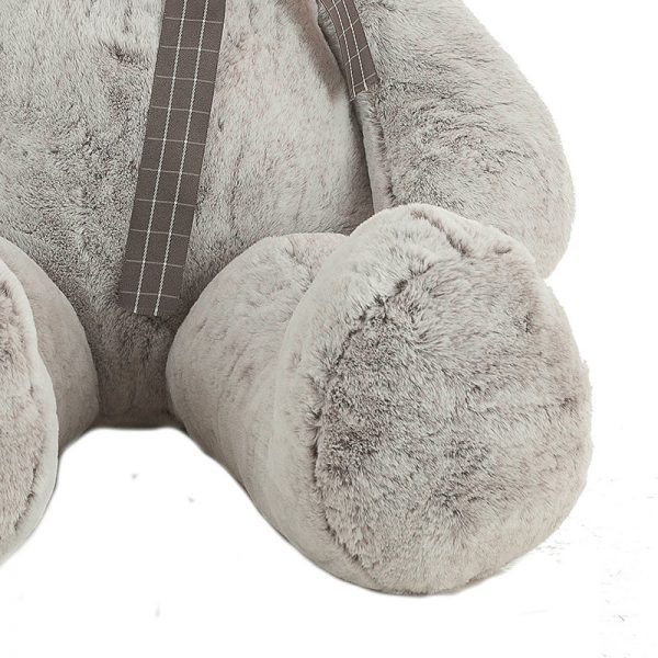 Urso Peluche Suave Cinza 115cm Autobrinca Online