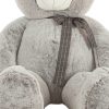Urso Peluche Suave Cinza 115cm Autobrinca Online