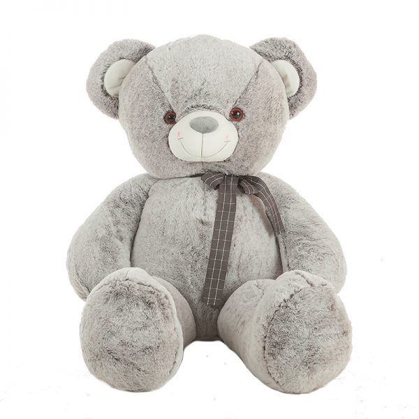 Urso Peluche Suave Cinza 115cm Autobrinca Online