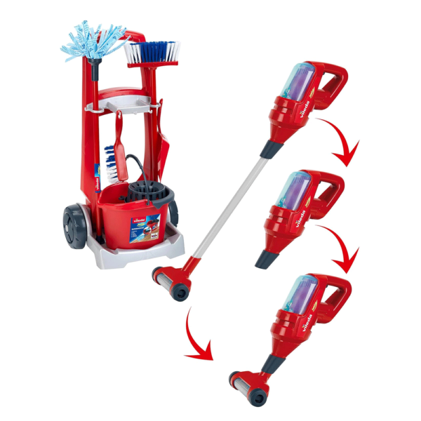 Carrinho de Limpeza Vileda c/ Aspirador Autobrinca Online