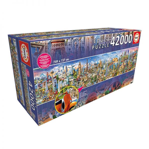 Puzzle 42000 Peças A Volta ao Mundo Autobrinca Online