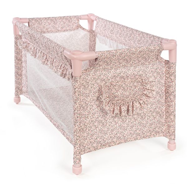 Cama de Viagem de Bonecas Lili Pink Flowers Autobrinca Online