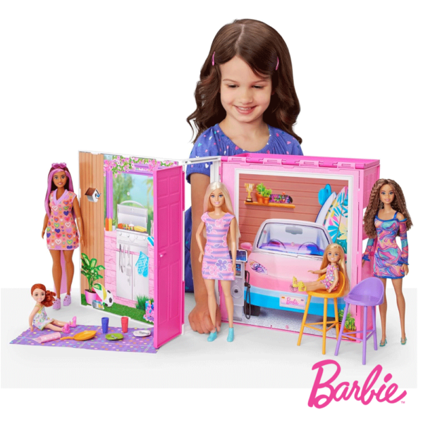 Barbie Casa c/ Boneca Autobrinca Online