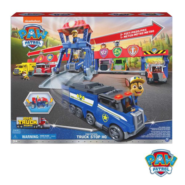Mega garagem Patrulha Pata Big Trucks Autobrinca Online