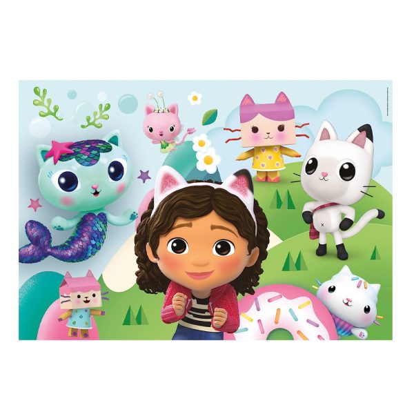 Gabby’s Doll House – Puzzle 2 x 60 Peças Casa da Gabby Autobrinca Online