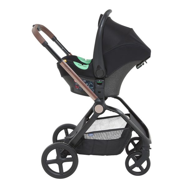 Trio Chicco Mysa Black Satin c/ Kiros Evo i-Size Autobrinca Online