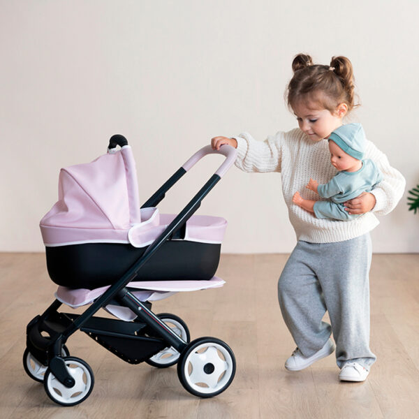 Carrinho de Bonecas Maxi Cosi 3 em 1 Rosa Autobrinca Online