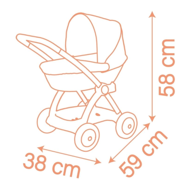 Carrinho de Bonecas c/ Alcofa Baby Nurse Chuli Pop Autobrinca Online
