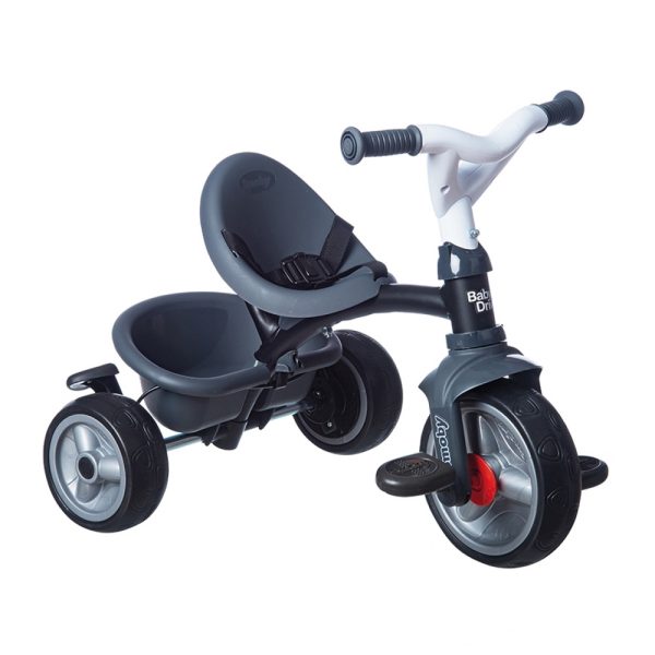 Triciclo Smoby Baby Driver Confort Plus Cinza Autobrinca Online