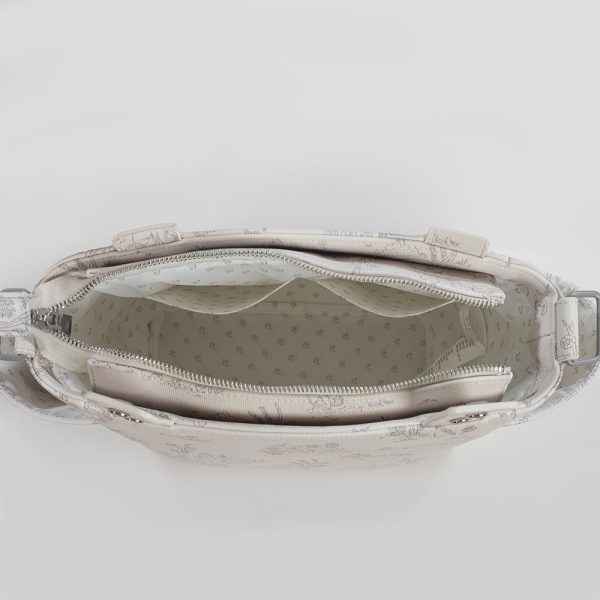 Bolsa Crossbody Pasito a Pasito Toile de Jouy Cream Autobrinca Online