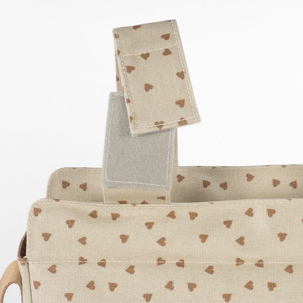 Bolsa de Maternidade Walking Mum Poppy Corações Canela Autobrinca Online