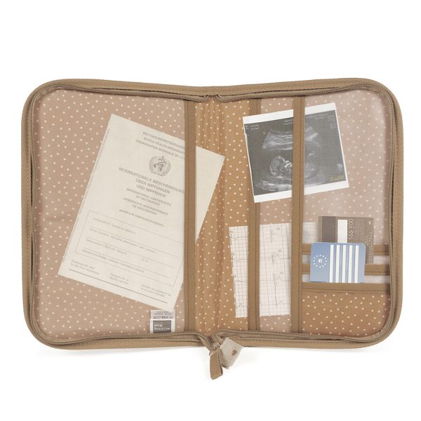 Porta Documentos Walking Mum Poppy Corações Canela Autobrinca Online