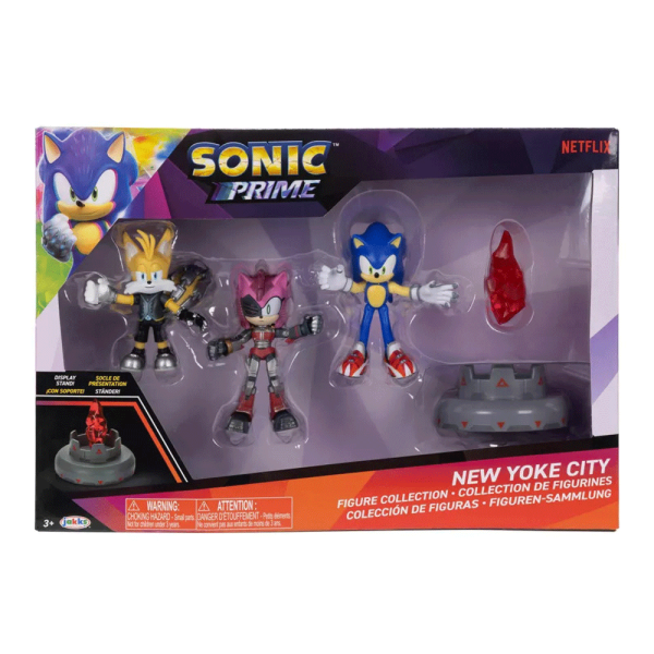 Sonic Prime Pack 3 Figuras 6cm Autobrinca Online