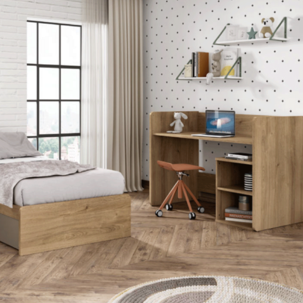 Cama Convertível Trama Combi Dream Roble Verso Soft Pink Autobrinca Online