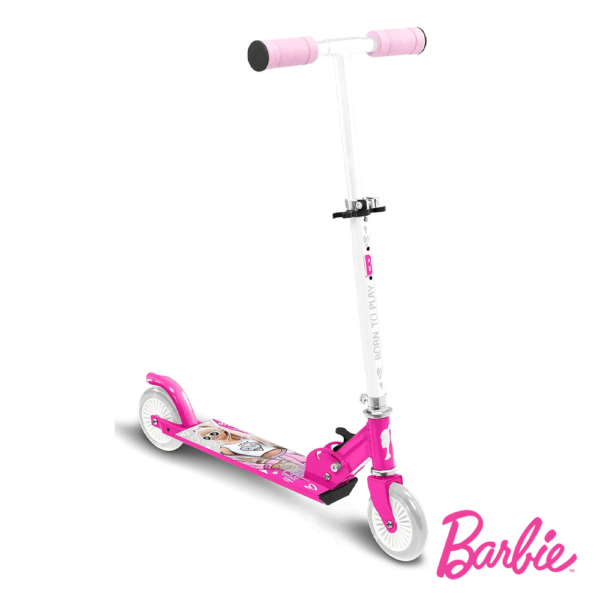 Trotinete 2 Rodas Stamp Barbie Autobrinca Online
