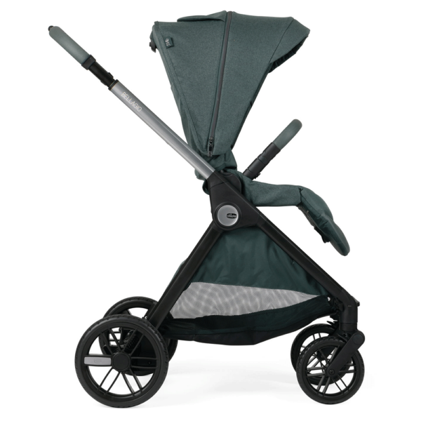 Duo Chicco Bellagio Fir Tree c/ First Seat Recline Black Satin c/ Base Isofix Full 360 Autobrinca Online