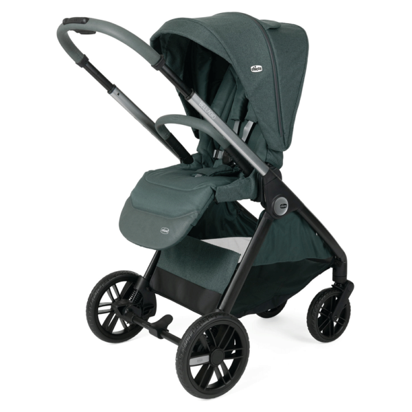 Duo Chicco Bellagio Fir Tree c/ First Seat Recline Black Satin c/ Base Isofix Full 360 Autobrinca Online