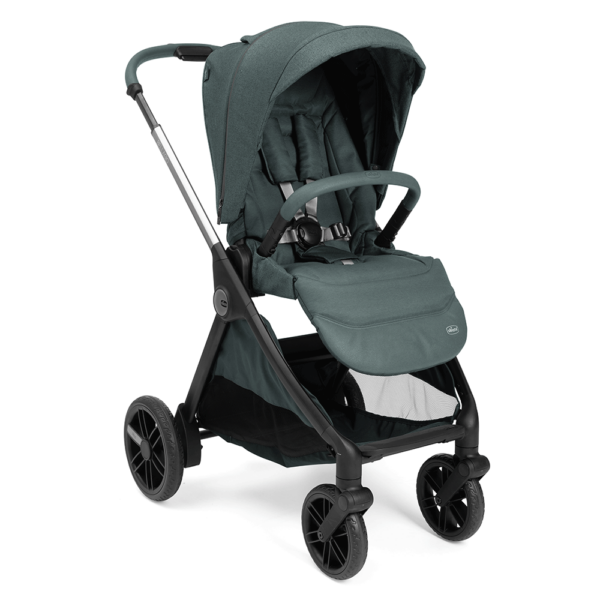 Duo Chicco Bellagio Fir Tree c/ First Seat Recline Black Satin c/ Base Isofix Full 360 Autobrinca Online