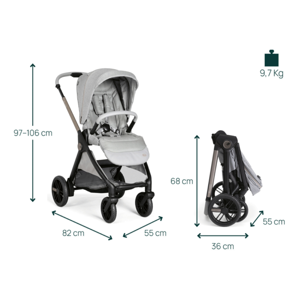 Trio Chicco Bellagio Flexi c/ Kory Plus Lunar Rock Autobrinca Online