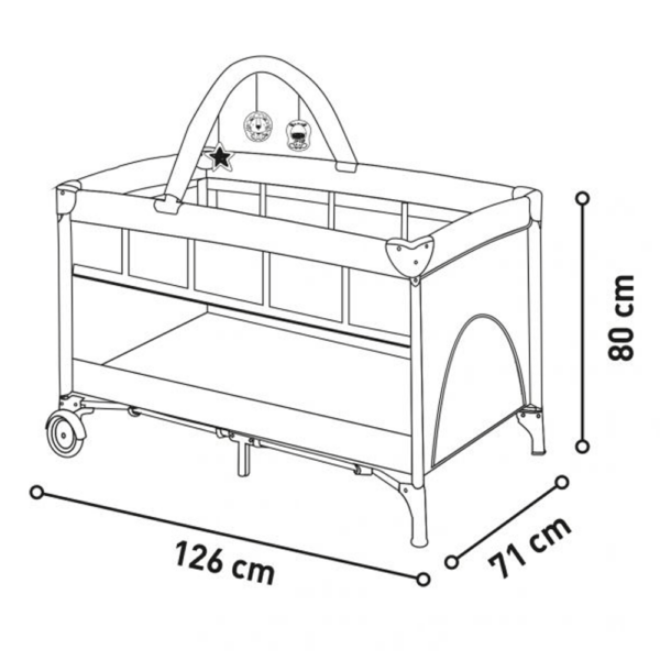Cama de Viagem Asalvo Complet Duo Baby Coruja Autobrinca Online