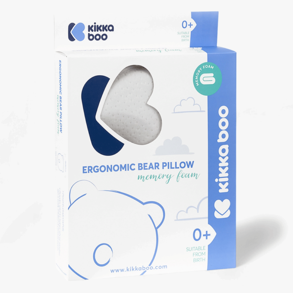 Almofada Ergonómica Kikkaboo Bear Airknit Cinza Autobrinca Online