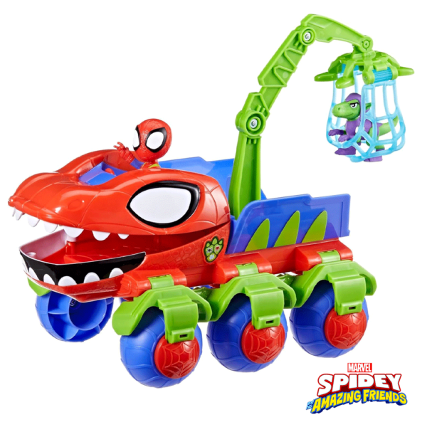 Spidey Dino-Webs Carrossauro Aranha c/ Figura Autobrinca Online