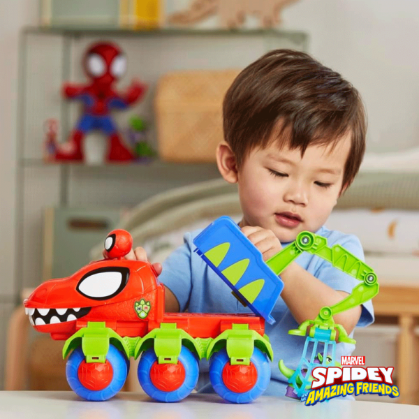 Spidey Dino-Webs Carrossauro Aranha c/ Figura Autobrinca Online