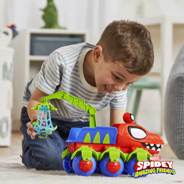 Spidey Dino-Webs Carrossauro Aranha c/ Figura Autobrinca Online