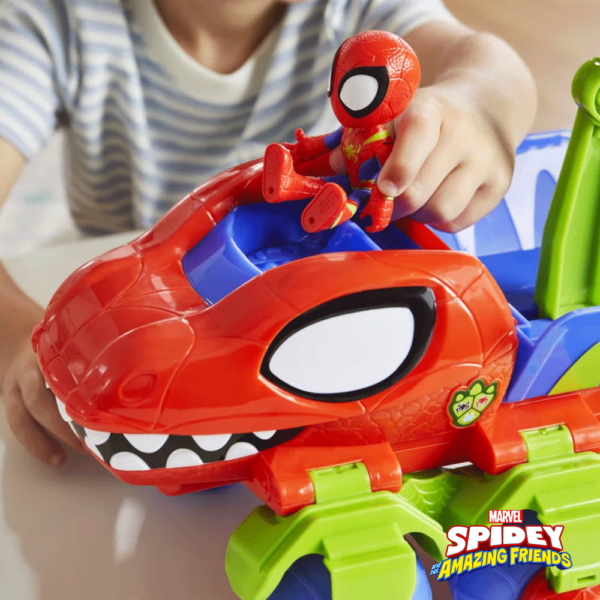 Spidey Dino-Webs Carrossauro Aranha c/ Figura Autobrinca Online