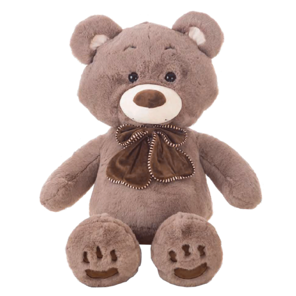 Urso Peluche c/ Laçarote Castanho 120cm Autobrinca Online