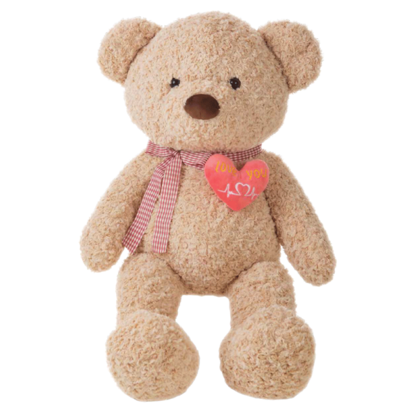 Urso Peluche Love You Bege 135cm Autobrinca Online