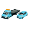 Renaut Clio Azul com Reboque 1:43 Bburago Autobrinca Online