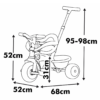 Triciclo Smoby Be Move Confort Rosa Nude Autobrinca Online