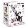 Triciclo Smoby Baby Driver Rosa Autobrinca Online