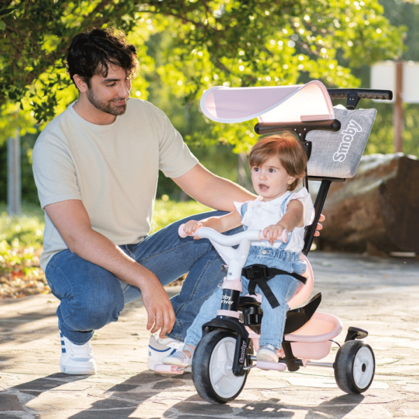 Triciclo Smoby Baby Driver Rosa Autobrinca Online